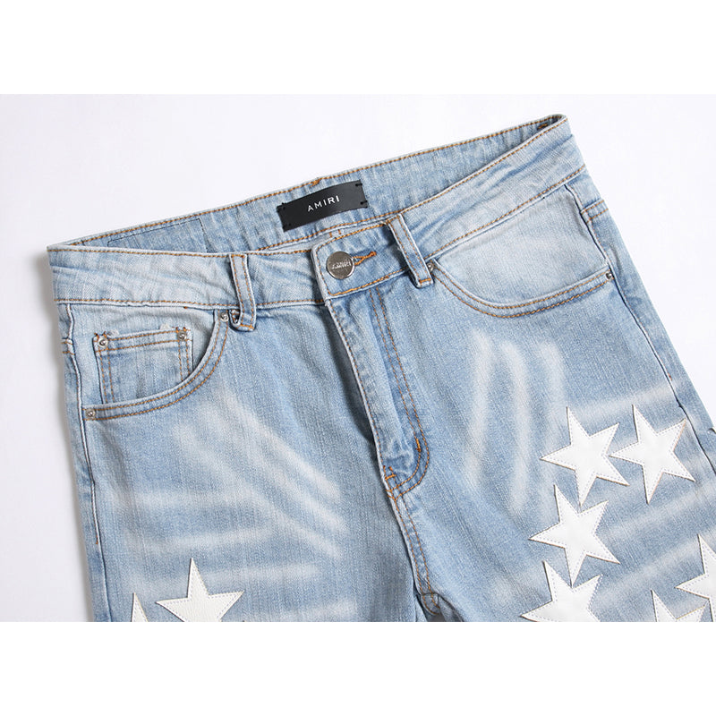 AMIRI Jeans High-quality distressed pure cotton