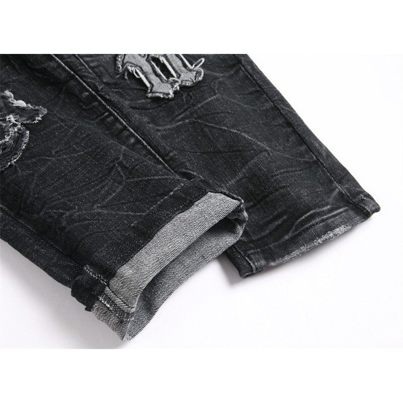 AMIRI Jeans High-quality distressed pure cotton