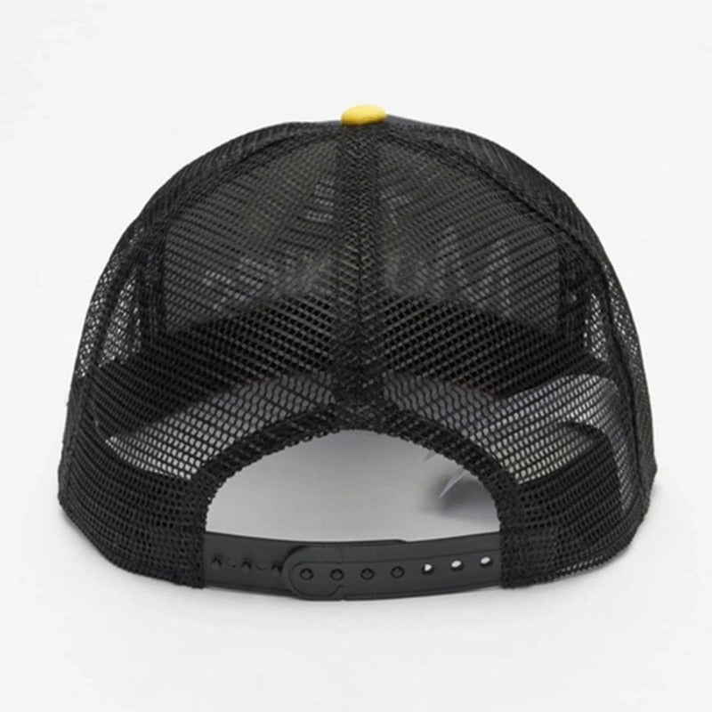 Trendy flat brimmed snapback hatsmesh breathable