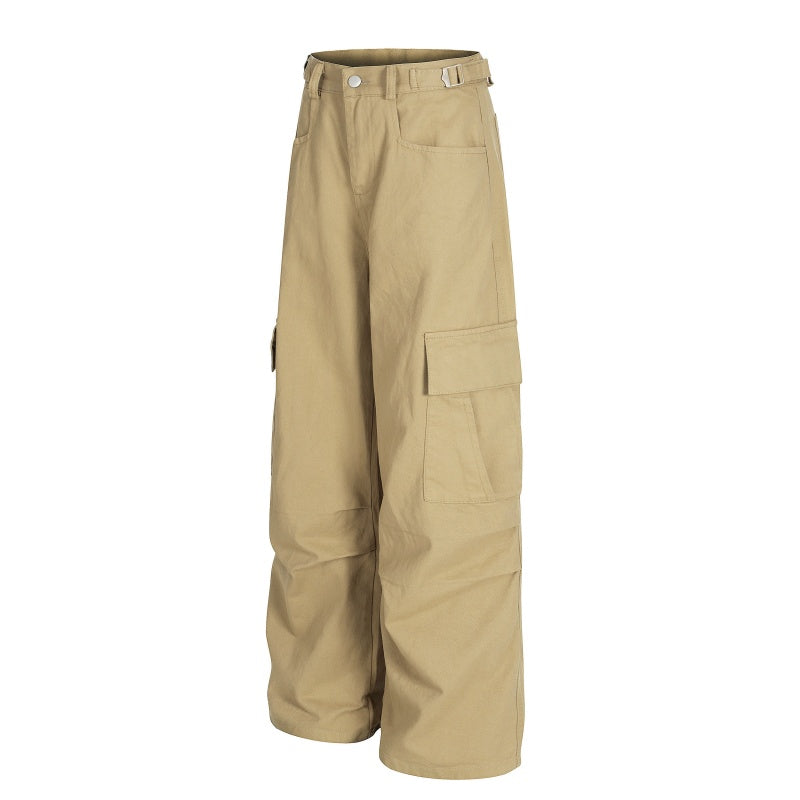 American-style streetwear harem pants Relaxed Baggy Streetwear Cargo Trousers