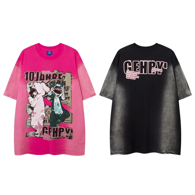 Unisex vintage T-shirts Stylish Letters