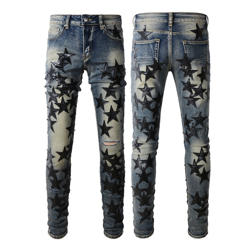 Men Trendy Jeans Pure cotton high quality