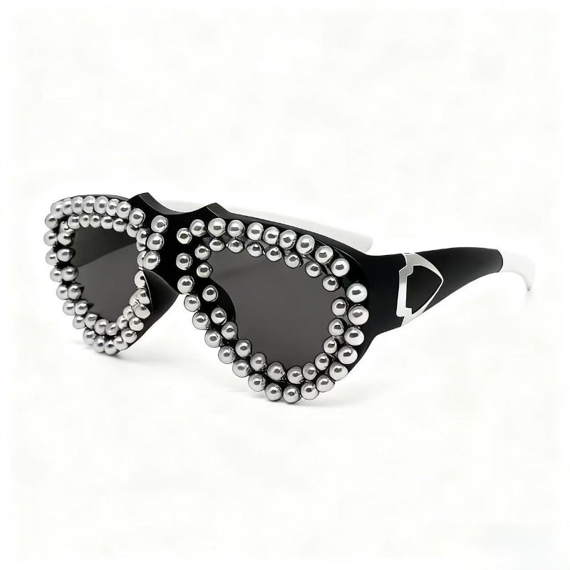 Trendy punk glasses retro