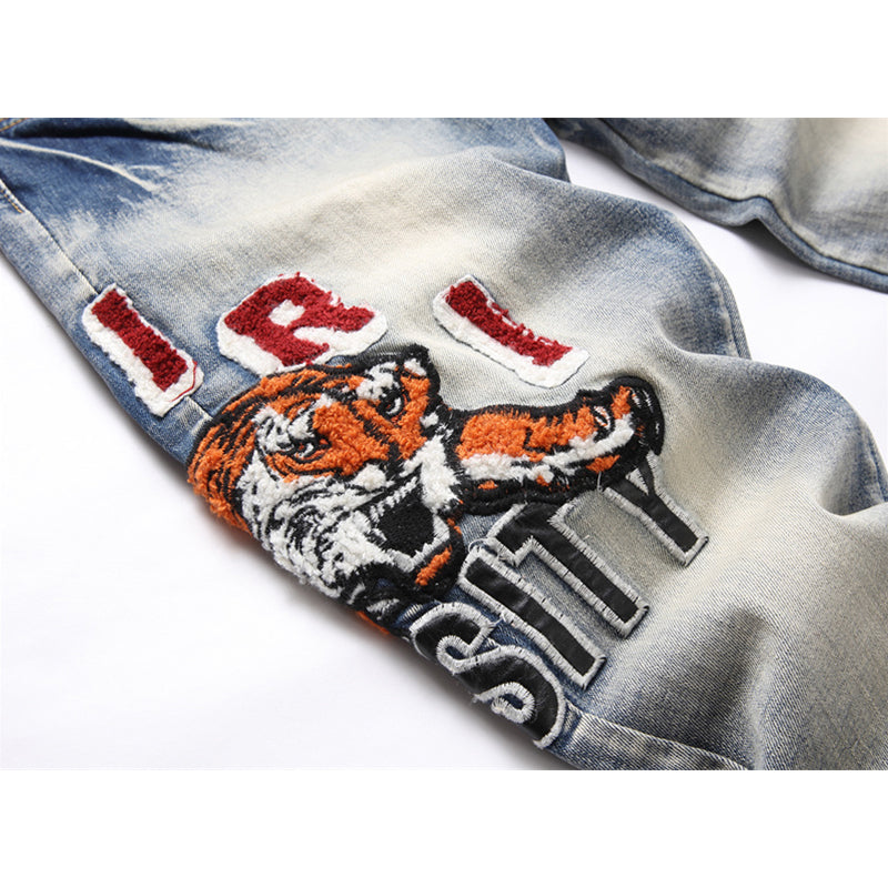 AMIRI Jeans High-quality distressed pure cotton