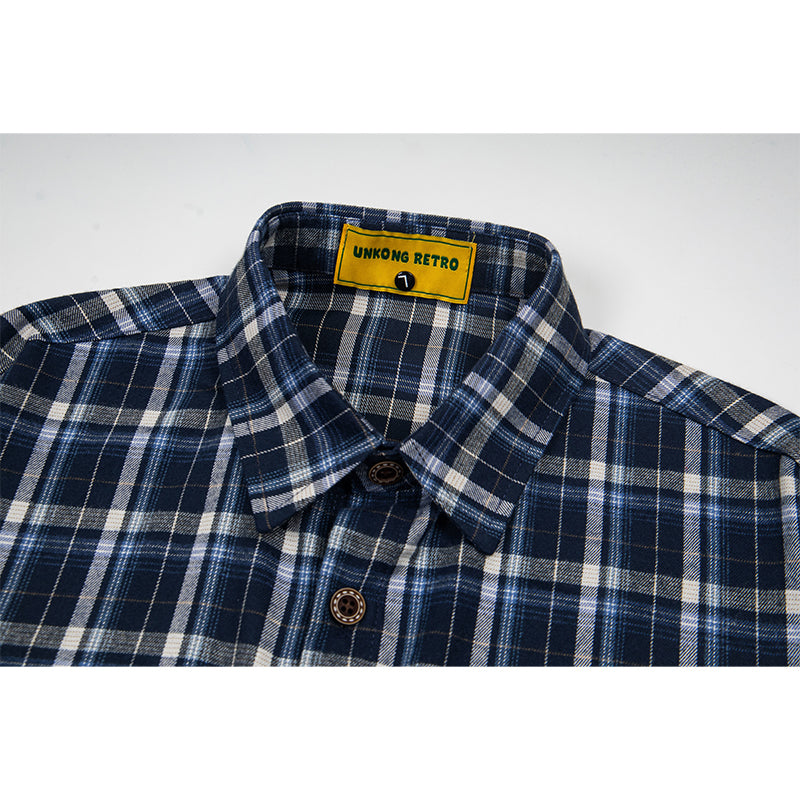 Unisex vintage T-shirt Polo shirt with a stand-up collar