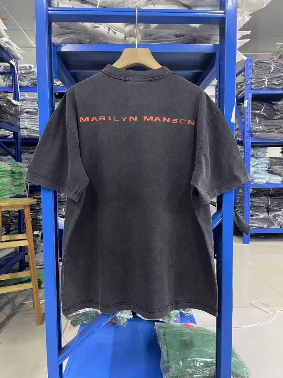 Vintage style washed summer wear T shirt 260G pure cotton high-quality streetwear