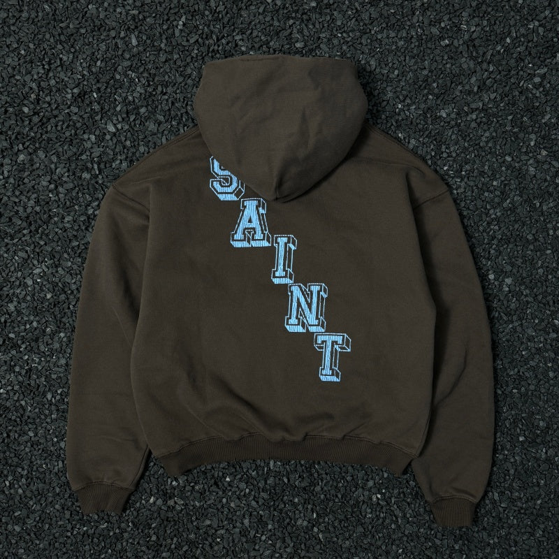 Unisex Vintage HoodieLittle Angel Exclusive â€?Vintage American-style hooded sweatshirt featuring a washed, distressed finish, handcrafted distressing details, a brushed texture, and a fleece-lined interior.