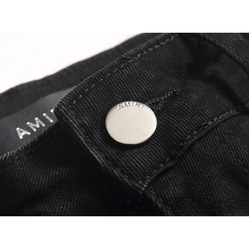 AMIRI Jeans High-quality distressed pure cotton