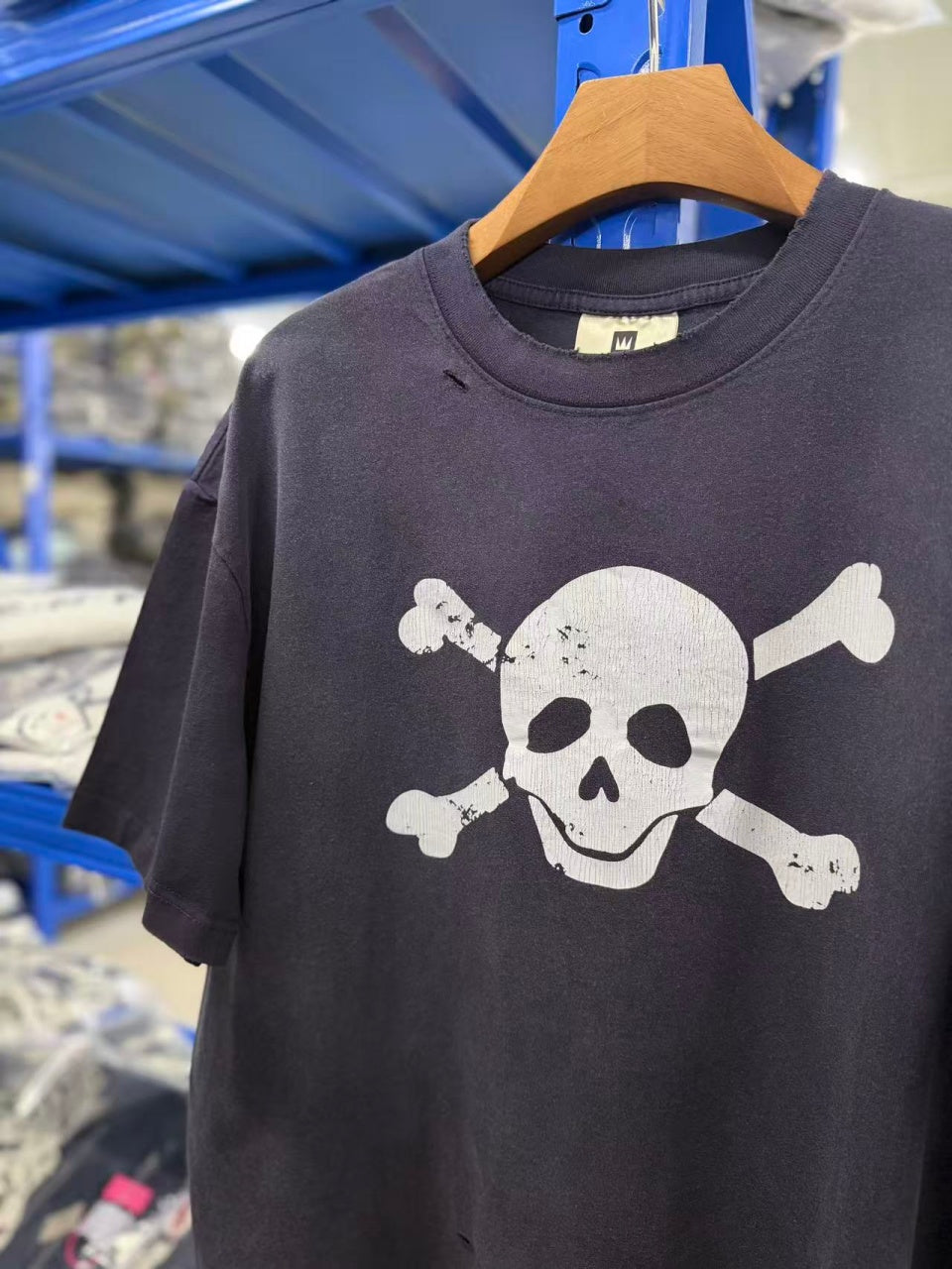 Vintage style washed summer wear T shirt 260G pure cotton high-quality streetwear