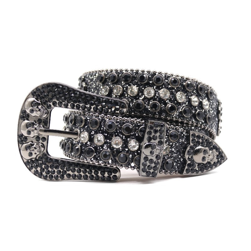 Hip-Hop Punk Rhinestone Belt