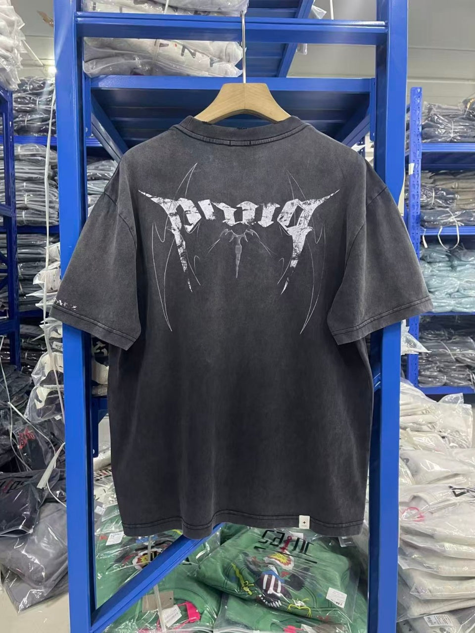 Vintage style washed summer wear T shirt 260G pure cotton high-quality streetwear