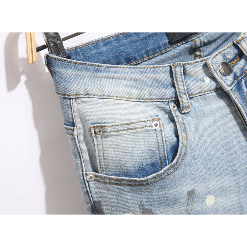 AMIRI Jeans High-quality distressed pure cotton