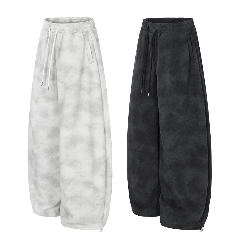 American-style streetwear harem pants Gothic Letter Print Loose Casual Wear