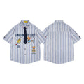 Unisex vintage T-shirt Polo shirt with a stand-up collar