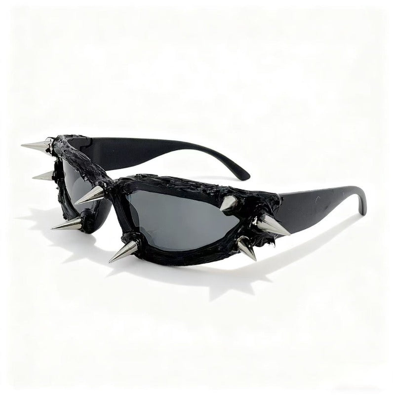 Trendy punk glasses cat eyes
