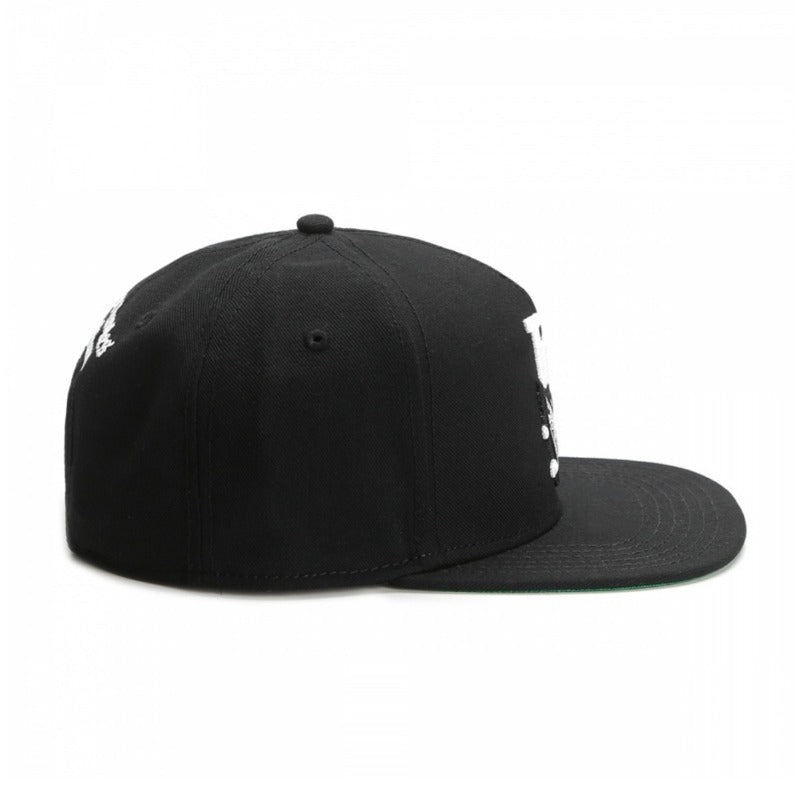 Trendy flat brimmed snapback hatslos angeles laletterembroiderunisex