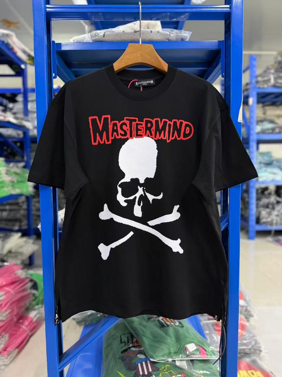 Vintage style washed summer wear T shirt Skull 260G pure cotton high-quality streetwear