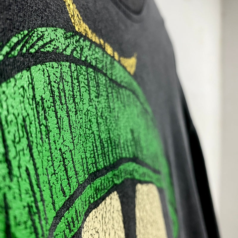 Unisex Vintage T Shirts Big Eyes Limited Edition: Heavyweight, high-street retro short-sleeve tee featuring a distressed vintage wash and premium vertical-crack print.