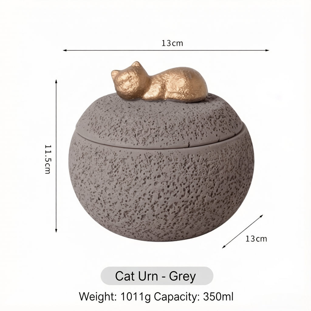 Pet Urn Pet Funeral Urn Cat Dog Aftermath Commemorative Box Urn Cremation Storage Box Funeral Supplies Cross-border
