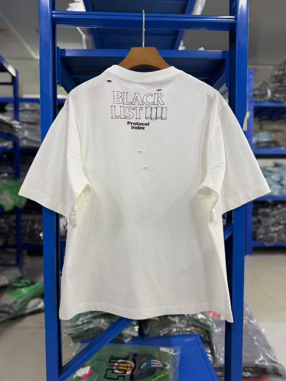Vintage style washed summer wear T shirt Dual blades 260G pure cotton high-quality streetwear