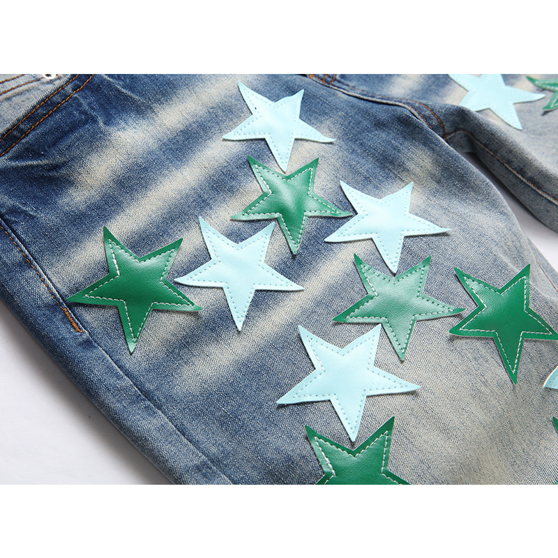 AMIRI Jeans High-quality distressed pure cotton