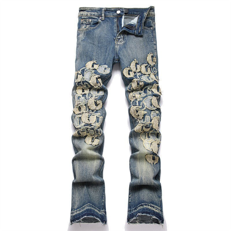 AMIRI Jeans High-quality distressed pure cotton