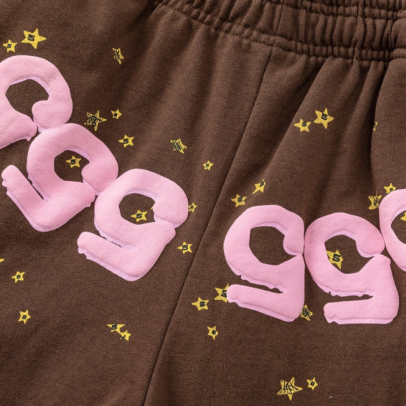 Spiderweb hoodie & sweatpants 2 piece set High-quality pure cotton for autumn and winter