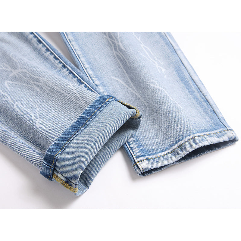 AMIRI Jeans High-quality distressed pure cotton
