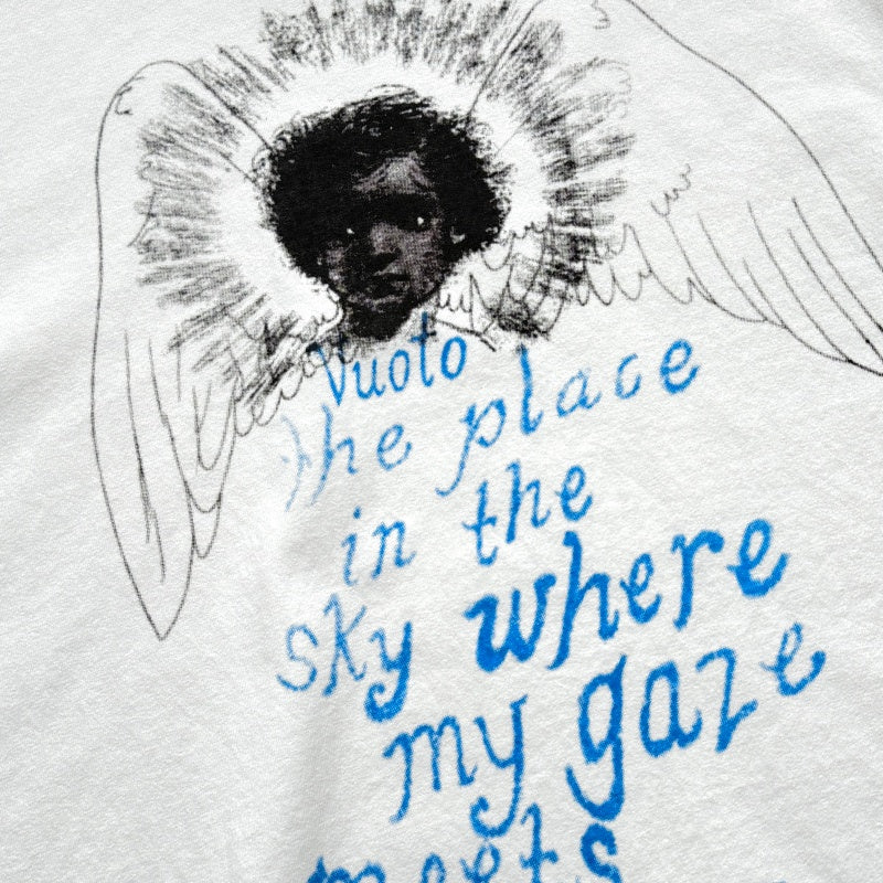 Unisex Vintage T Shirts Saint x Gallery Dept. Guardian Angel Collaboration (Limited Edition). Features heavyweight 320g fabric that retains its quality after washing and matches the original specifications. Constructed using vintage-style single-st