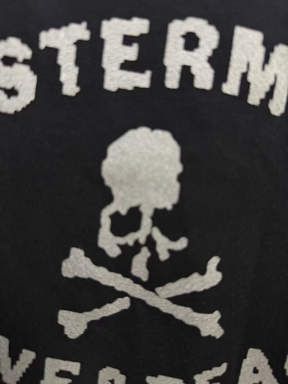 Vintage style washed summer wear T shirt Skull 260G pure cotton high-quality streetwear