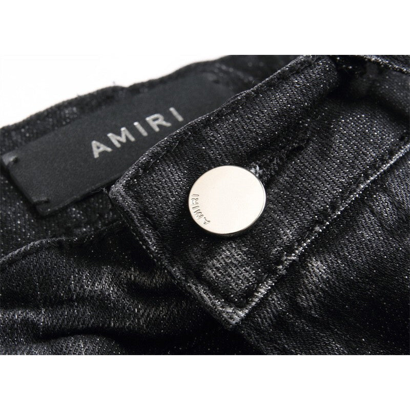 AMIRI Jeans High-quality distressed pure cotton