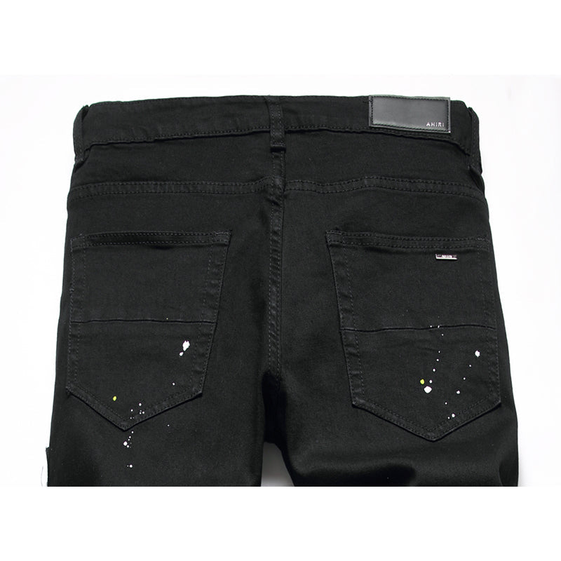 AMIRI Jeans High-quality distressed pure cotton