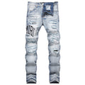 AMIRI Jeans High-quality distressed pure cotton