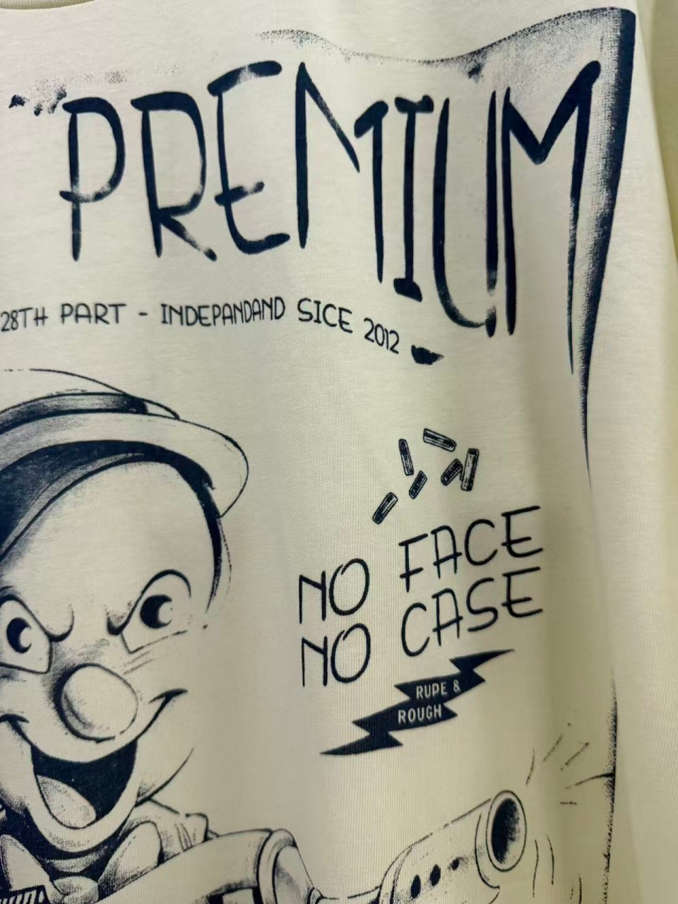 Vintage style washed summer wear T shirt 260G pure cotton high-quality streetwear