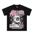 Vintage-style American T-shirt Cosmic Spaceman Dual‑Sided Tee