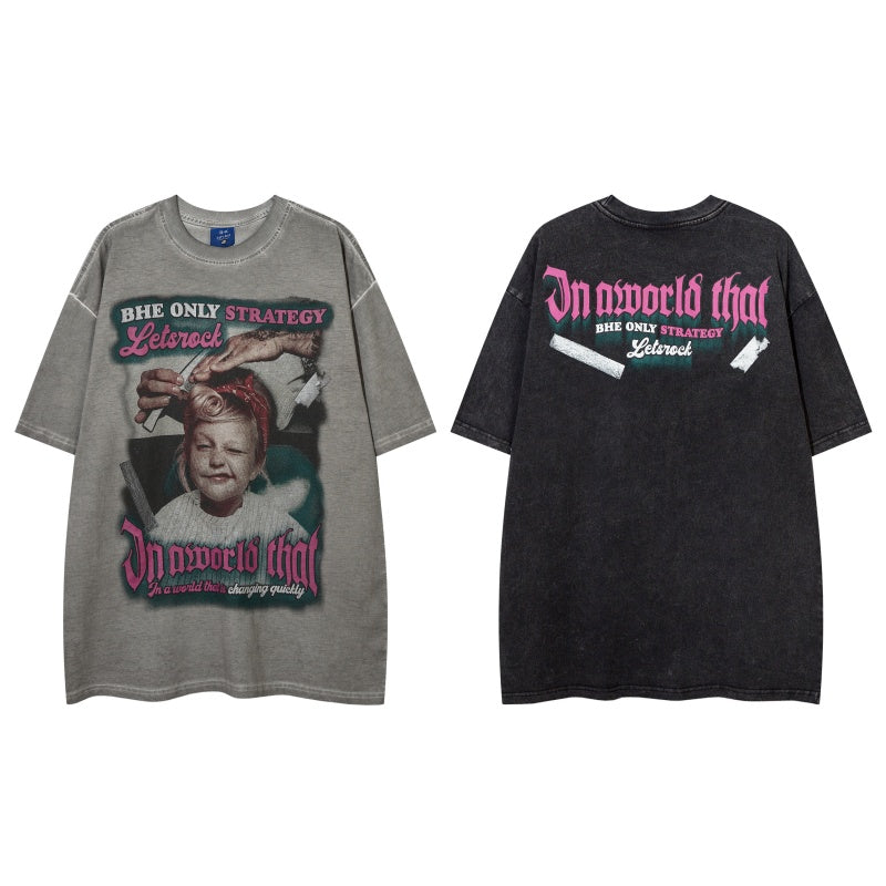 Unisex vintage T-shirts Cute and stylish printed patterns