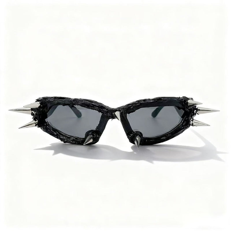Trendy punk glasses cat eyes