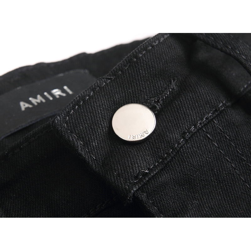 AMIRI Jeans High-quality distressed pure cotton