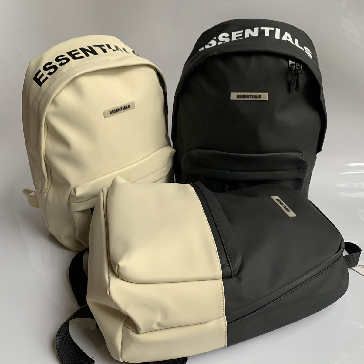 Mens Fog Essentials Bag FOG FEAR OF ESS Leather Men's Backpack School Bag