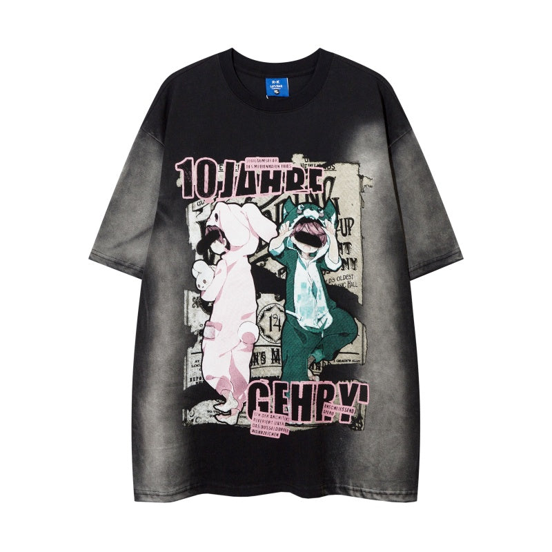 Unisex vintage T-shirts Stylish Letters