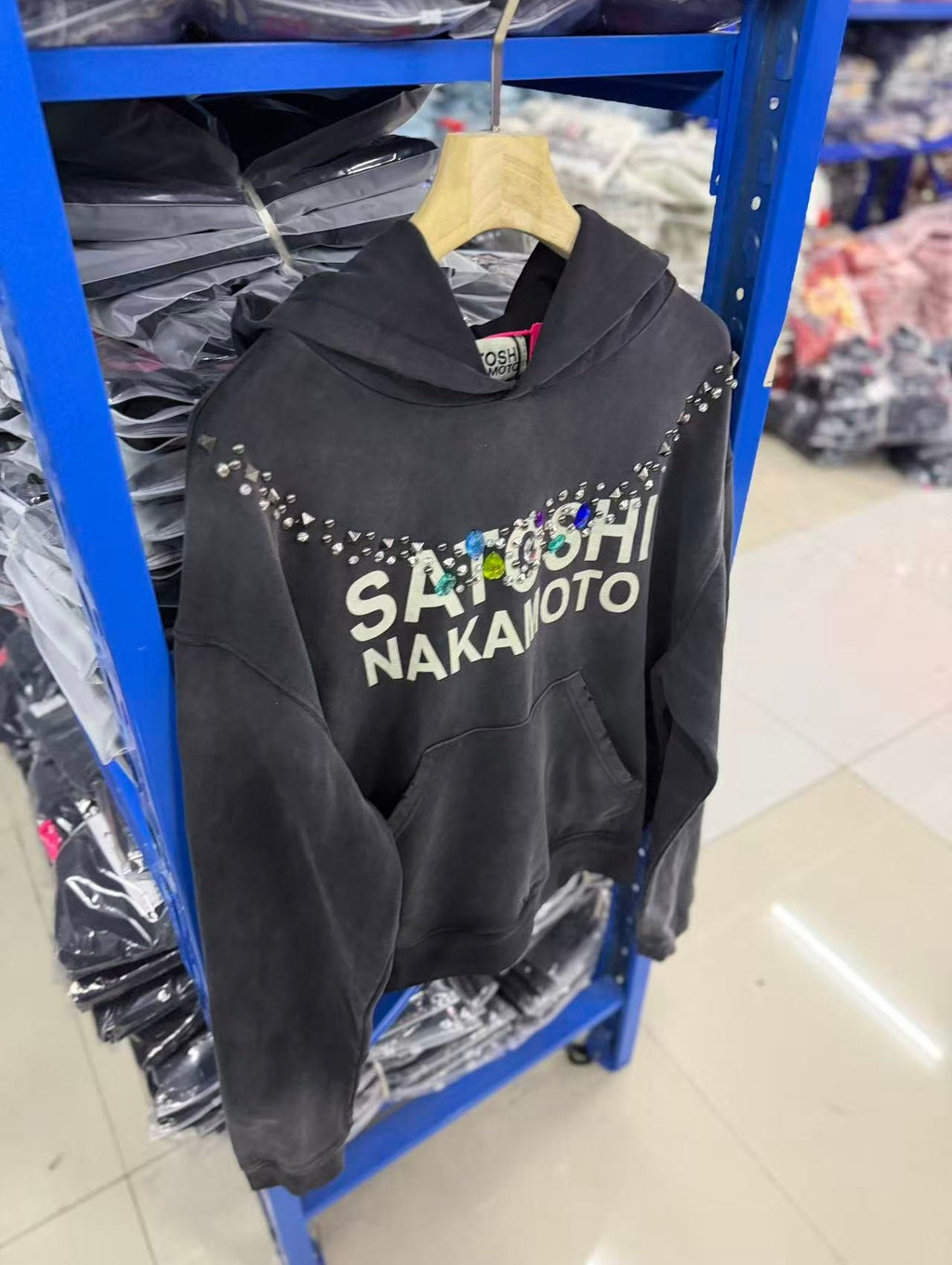 Satoshi Nakamoto hoodie High-quality heavyweight streetwear with a vintage, distressed aesthetic.