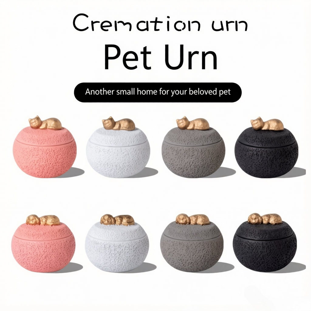 Pet Urn Pet Funeral Urn Cat Dog Aftermath Commemorative Box Urn Cremation Storage Box Funeral Supplies Cross-border
