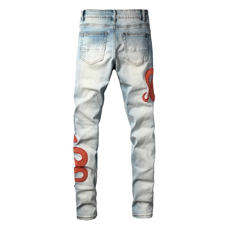 Men Trendy Jeans Pure cotton high quality