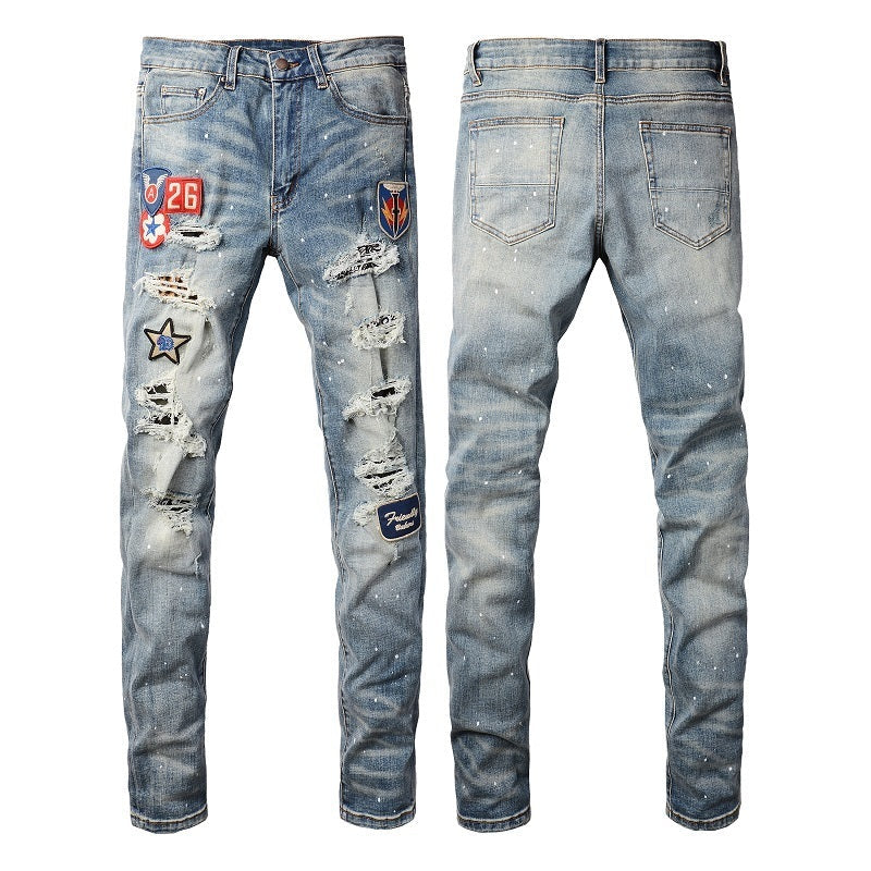 Men Trendy Jeans Pure cotton high quality