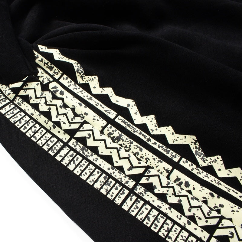Denim Tears Hoodie Fleece Ethnic Jacquard Pattern D Logo Oversized Hooded