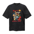 Saint Michael T Shirts Faded Destroyed Wash Classic Animated Figures Almighty Saint Letter Artwork