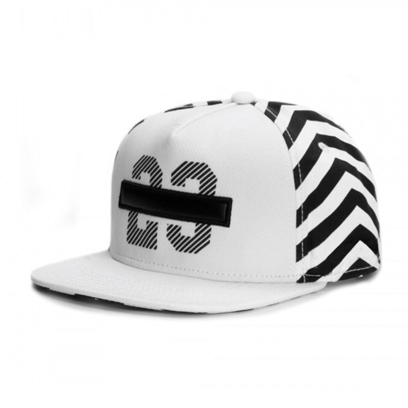 Trendy flat brimmed snapback hatsshade