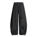 American-style streetwear harem pants Lightweight Ruched Baggy Streetwear Bottoms