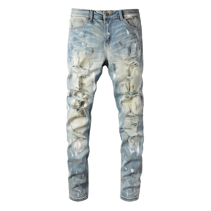 Men Trendy Jeans Pure cotton high quality