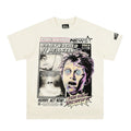 Vintage-style American T-shirt Retro Tabloid Halftone Streetwear